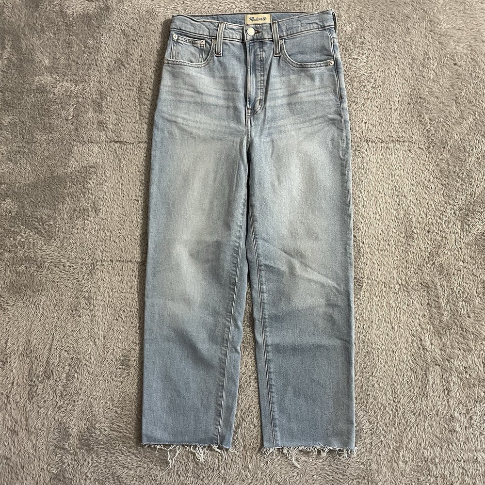 Madewell‎ Jeans Womens Size 26 The Perfect Vintage Straight Jean Light Wash Blue
